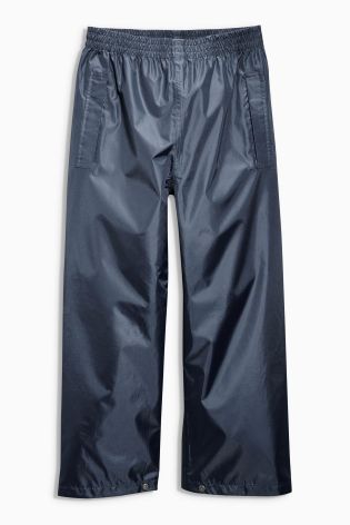 Navy Waterproof Foldaway Trousers (12mths-16yrs)